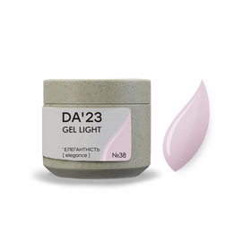 DA'23. Gel Light #38, Elegance, 15 ml, гель середньо-рідкої консистенції #1