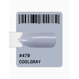 ADORE. Gel Polish, #470, Coolgray, 12 ml. Гель-лак, бездоганний сірий #2