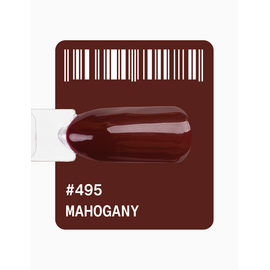 ADORE. Gel Polish, #495, Mahogany, 12 ml. Гель-лак, глибокий махагоновий #2