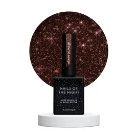 NOTD. Gel polish, Negroni, #363. Гель-лак світловідбиваючий, темно-бордовий #1