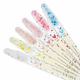 F.O.X. Sakura Builder Gel #006,15 ml. Трифазний гель для моделювання нігтів, з сухоцвітами #2