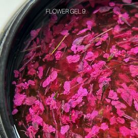 SAGA. Flower Gel, 5 ml, #09. Гель з сухоцвітами #1