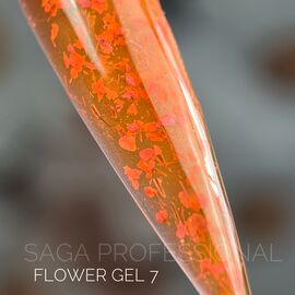 SAGA. Flower Gel, 5 g, #07. Гель з сухоцвітами #2