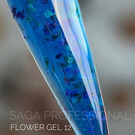 SAGA. Flower Gel, 5 g, #12. Гель з сухоцвітами #2