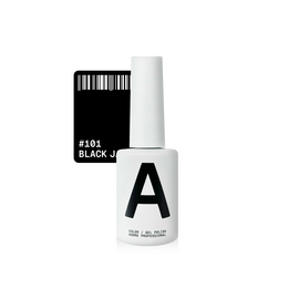 ADORE. Gel Polish, #101, Black Jack, 12 ml. Гель-лак, чорний #1