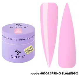 DNKa’. Builder Gel, Spring Flamingo (Limited Edition), #0004, 15 ml, гель для моделювання #1