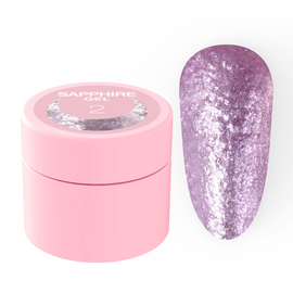 УЦІНКА / LUNAmoon. Sapphire Gel, гель-паста для дизайну, #2, 5 ml #1