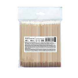 STALEKS. 100 pcs Orange Wood Sticks, 150 mm, Набір 100 шт Апельсинові палички #1