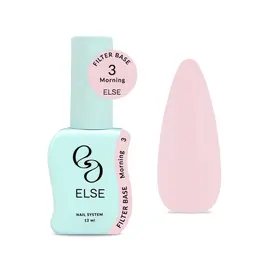 ELSE. Filter base, #03, Morning, 12 ml. Камуфлююча напівпрозора база #1