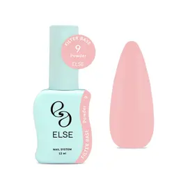 ELSE. Filter base, #09, Powder, 12 ml. Камуфлююча напівпрозора база #1