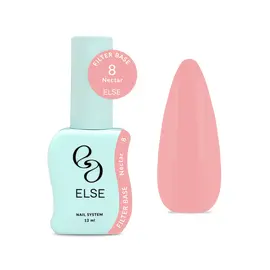 ELSE. Filter base, #08, Nectar, 12 ml. Камуфлююча напівпрозора база #1