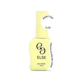 ELSE. Night top, Clear, no UV-filters, 12 ml. Прозорий топ без липкого шару, без УФ-фільтрів #1
