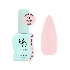 ELSE. Filter base, #10, Daylight, 12 ml. Камуфлююча напівпрозора база #1