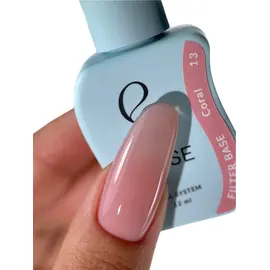 ELSE. Filter base, #13, Coral, 12 ml. Камуфлююча напівпрозора база #2