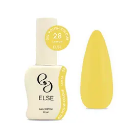 ELSE. Gel polish Colour, #28, Lemon, 12 ml. Гель-лак #1