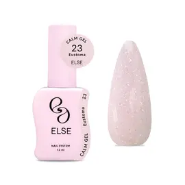 ELSE. Calm gel, #23, Eustoma, 12 ml. Рідкий гель для зміцнення, з шимером #1