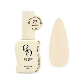 ELSE. Gel polish Colour, #27, Vanilla, 12 ml. Гель-лак #1