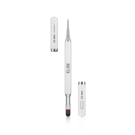 ELSE. Brush, 11 mm. Пензель двосторонній, лайнер + овал #1