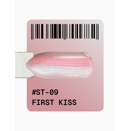 ADORE. Cat's Eye Gel Polish, #ST-09, First Kiss, 12 ml. Гель-лак "котяче око" перламутровий, попелясто-рожевий #2