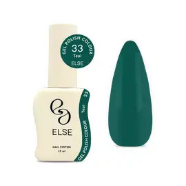 ELSE. Gel polish Colour, #33, Teal, 12 ml. Гель-лак #1