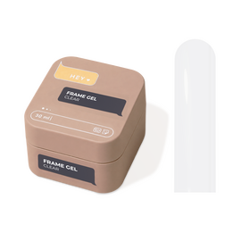 HEYLOVE. Frame builder Gel, CLEAR, 30 ml. Універсальний гель для нарощуванн, прозорий #1