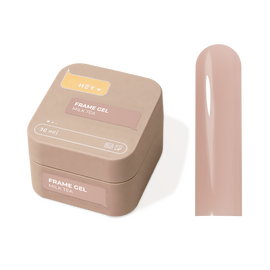 HEYLOVE. Frame builder Gel, MILK TEA, 30 ml. Універсальний гель для нарощування #1