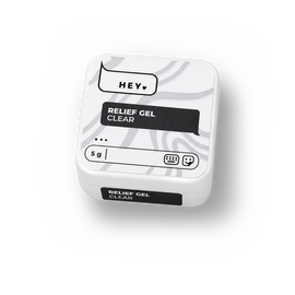 HEYLOVE. Relief gel, CLEAR, 5 g, гель для 3D дизайну #1