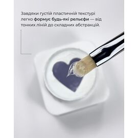 HEYLOVE. Relief gel, CLEAR, 5 g, гель для 3D дизайну #2