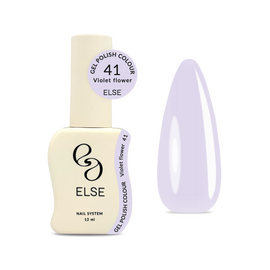 ELSE. Gel polish Colour, #41, Violet flower, 12 ml. Гель-лак #1