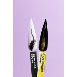 DNKa’. Paint Gel, Soft Dark , 5 ml. Гель-фарба, чорна #2