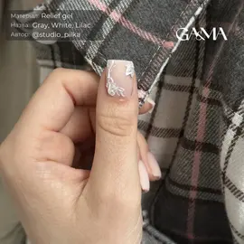 GA&MA. Relief gel, white, 5 g, рельєф гель, білий #2