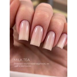HEYLOVE. Frame builder Gel with Pump, MILK TEA, 30 ml. Універсальний гель для нарощування з помпою #2