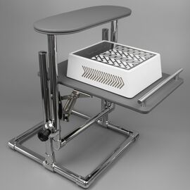 Ülka. Stand for pedicure vacuum cleaner "BALANCE", Grey. Підставка для педикюру, темно-сіра (під замовлення) #2