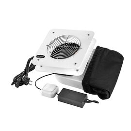 Desktop Nail dust Collector 110 V "Air Max V7 PRO", Витяжка вбудована 110 В, з мішечком, пластик, біла (під замовлення) #1