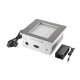 NEW Built-in Nail dust Collector 110 V "Air Max VF12 Plus", Витяжка вбудована 110 В, з регулятором потужності, решітка "сіра сталь", двигун Корея (під замовлення) #2