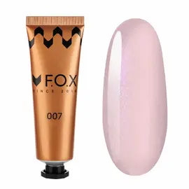 F.O.X. Poly gel Nano, #007, 30 ml. Надміцний полігель для моделювання з шимером #1