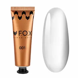 F.O.X. Poly gel Nano, #001, 30 ml. Надміцний полігель для моделювання #1