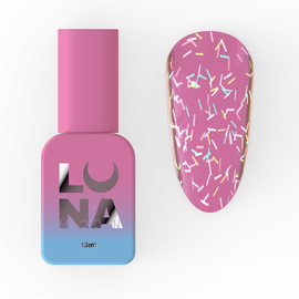 УЦІНКА / LUNAmoon. Ice Cream Top Coat, 13 ml, топ глянцевий з кольоровою посипкою #1