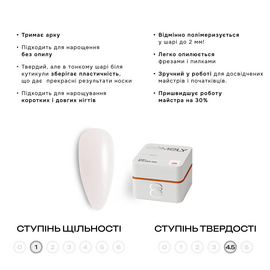 GÉMELY (ex GA&MA). Fast builder gel #033, 50 ml, твердый жидкий гель [CLONE] #2