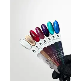 F.O.X. Gel polish, Cat Eye, #010, 7 ml. Гель-лак сатинове "Котяче око" #2
