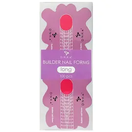 DNKa’. Paper Builder nail forms, LONG, 100 pcs, Паперові нижні форми, 100 шт, для довгих нігтів #1