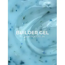 EDLEN. Builder gel, Flower Yogurt #94, 15 ml. Builder gel, con flores secas #2