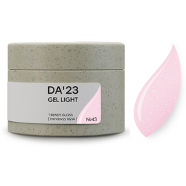 DA'23. Gel Light #43, Trendy gloss, 30 ml, builder gel di consistenza medio-liquida #1