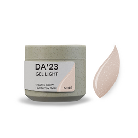 DA'23. Gel Light #45, Pastel glow, 15 ml, builder gel di consistenza medio-liquida #1