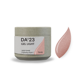 DA'23. Gel Light #46, Deep shine, 15 ml, builder gel di consistenza medio-liquida #1