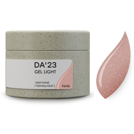 DA'23. Gel Light #46, Deep shine, 30 ml, builder gel di consistenza medio-liquida #1