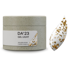 DA'23. Gel Light #50, Golden hour, 30 ml, builder gel di consistenza medio-liquida #1