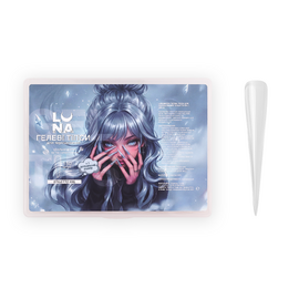 LUNAmoon. Gel Tips, Stiletto XXL, 120 шт, гелеві тіпси, стилет XXL #1