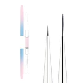 RAIZ. Manicure Liner Brush, 6 mm/12 mm. Двостороннiй пензлик для манiкюру, лайнер — RAIZ, NAILSMADE