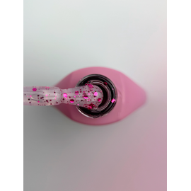 You Are Cute. Berry Crush Top Coat, 5 ml, топ з контрастними ягідними пластівцями — You Are Cute, NAILSMADE